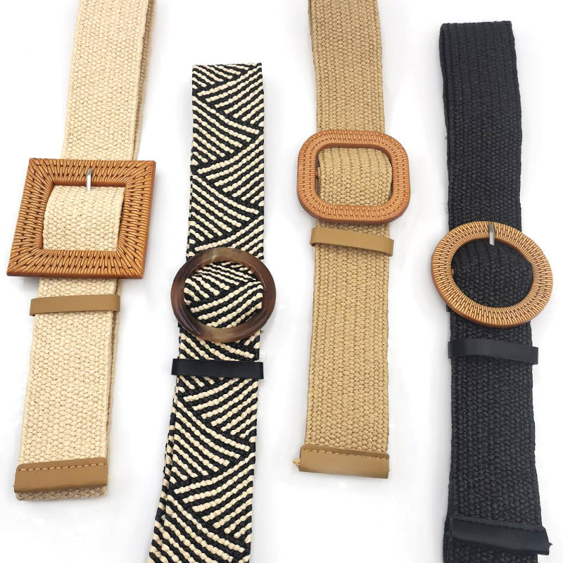 fashion New PP grass woven belt