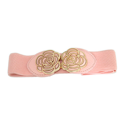 Flower buckle waist seal
