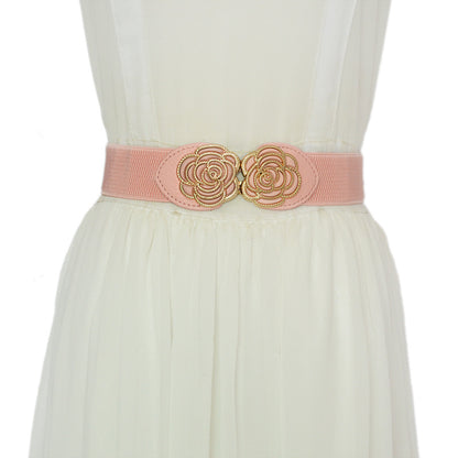 Flower buckle waist seal
