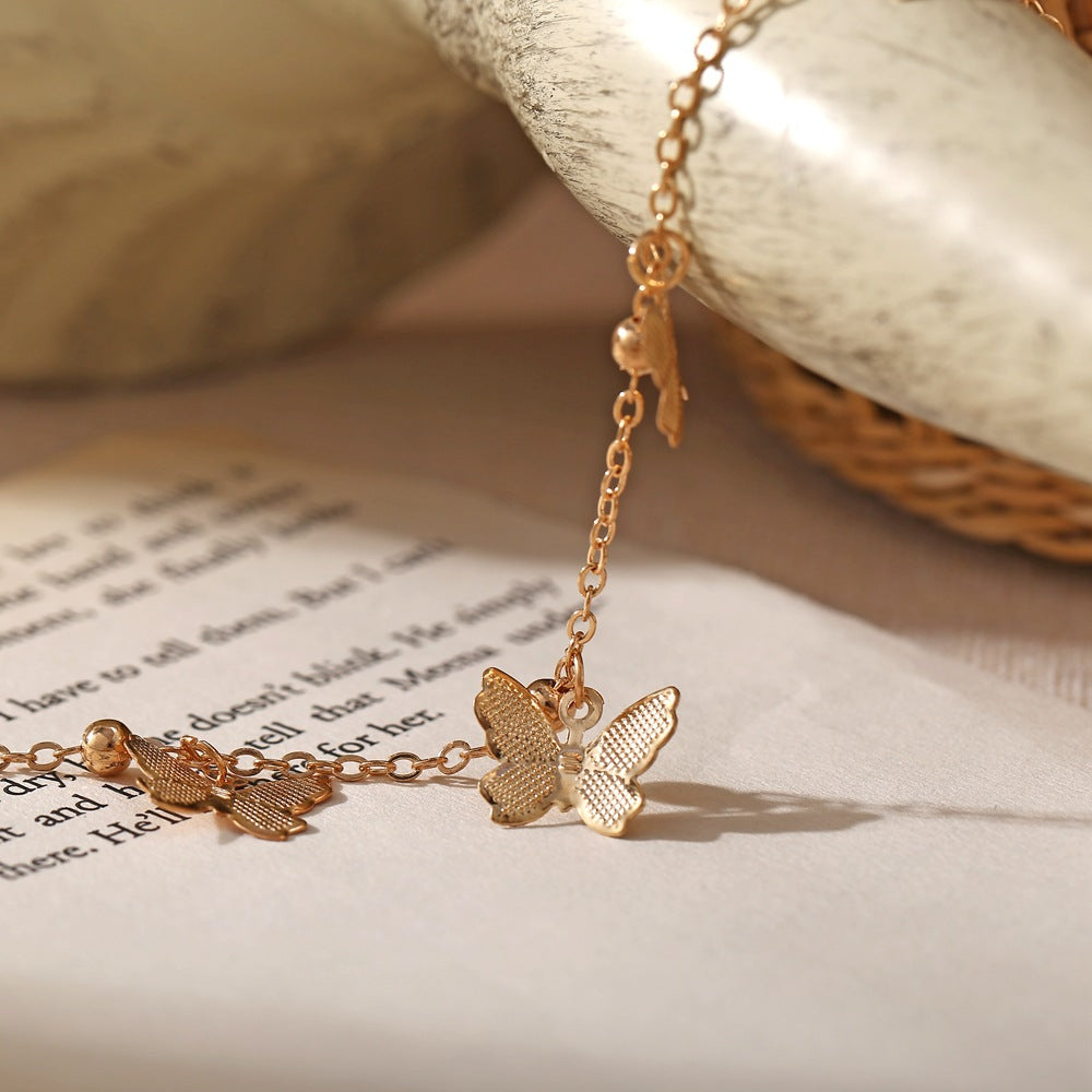 Hollow Butterfly Ankle Chain