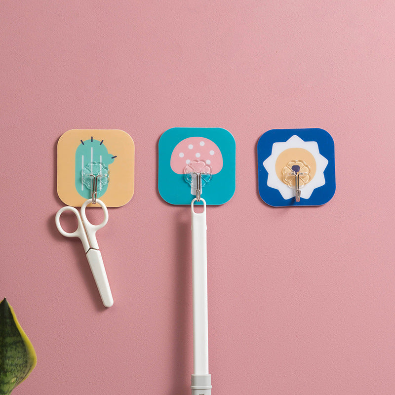 Strong non-trace adhesive cartoon hook