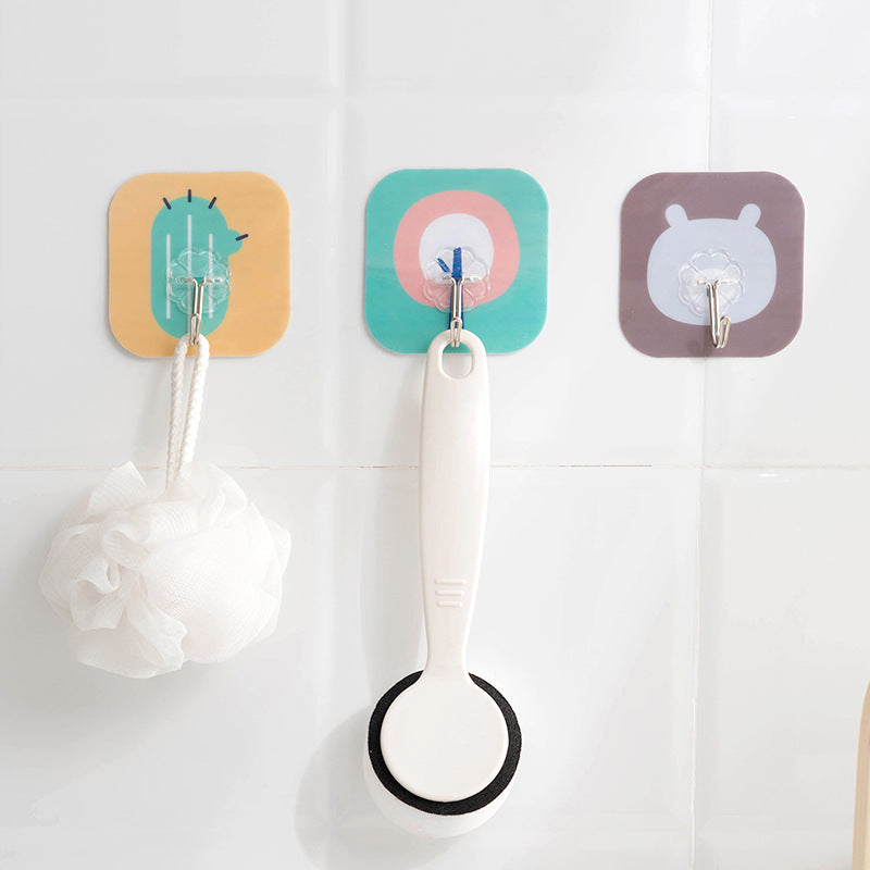 Strong non-trace adhesive cartoon hook