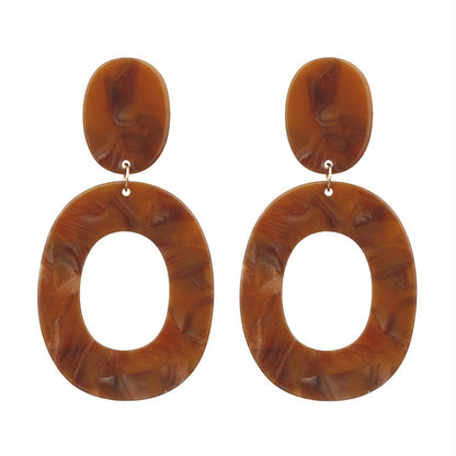 Acrylic geometric earrings