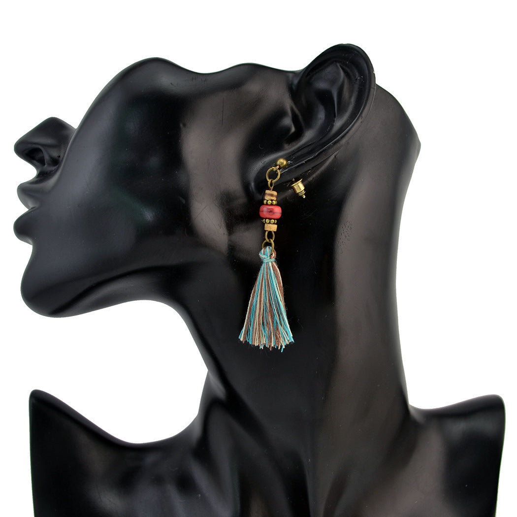 Bohemian ethnic style alloy earrings