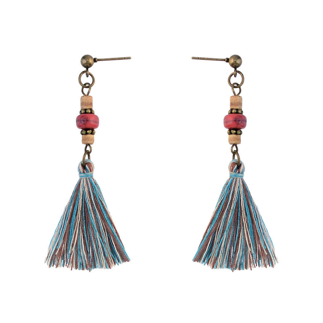 Bohemian ethnic style alloy earrings