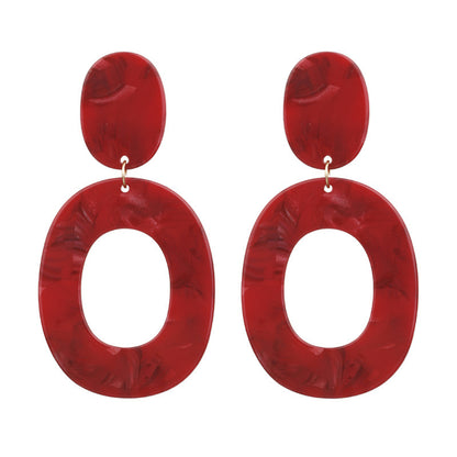 Acrylic geometric earrings