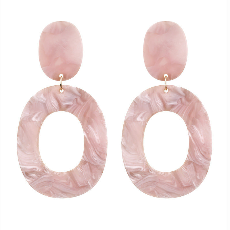 Acrylic geometric earrings