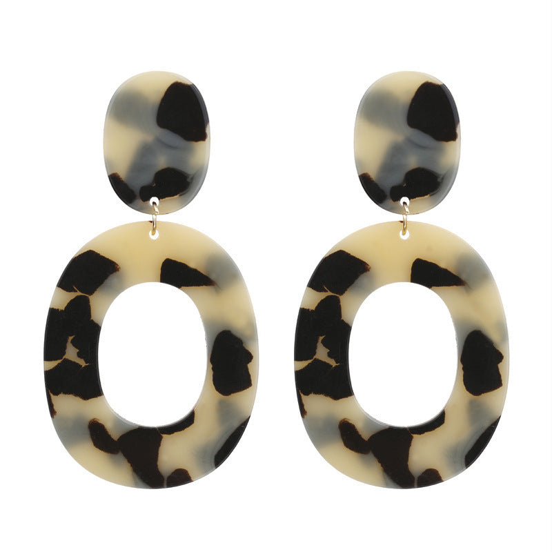 Acrylic geometric earrings