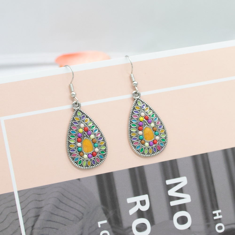 Drop Alloy Drop Earrings
