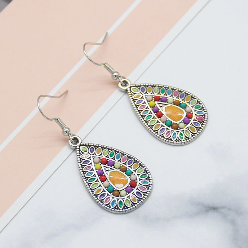 Drop Alloy Drop Earrings