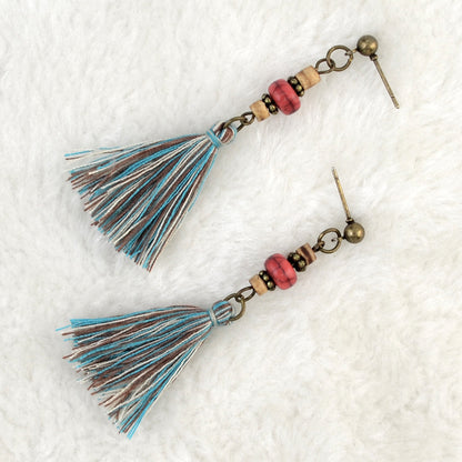 Bohemian ethnic style alloy earrings