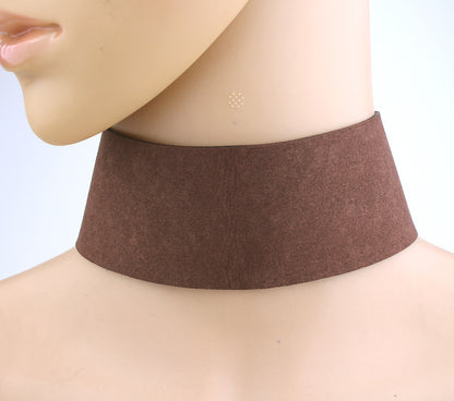 Collar de borde ancho exagerado collar collar 