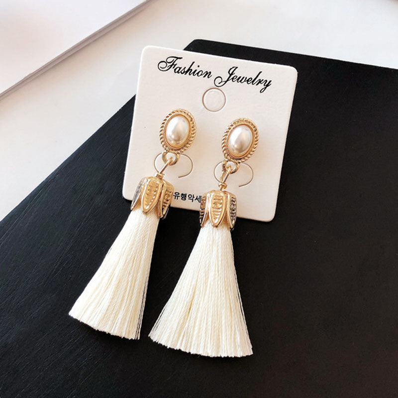 Fashion crystal leaf earrings