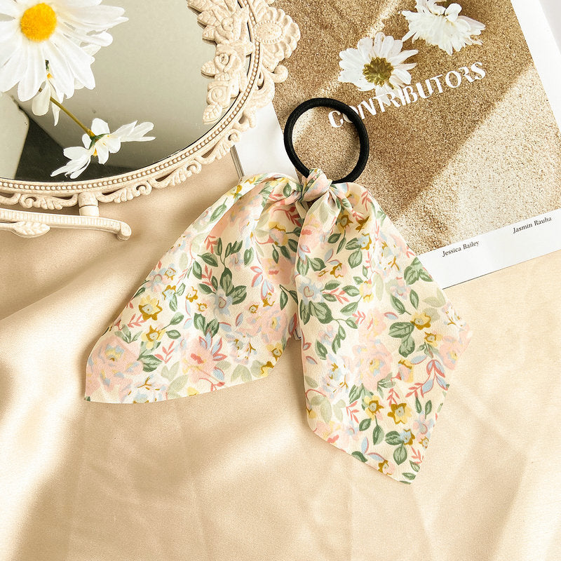 French romantic floral hair band
