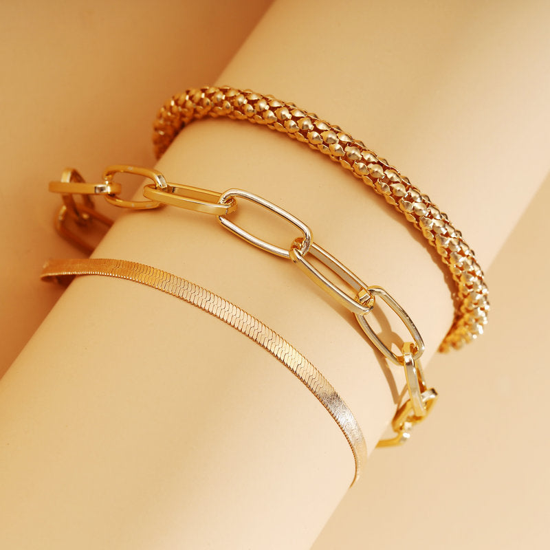 Multi-Layer Snake Chain Bracelet