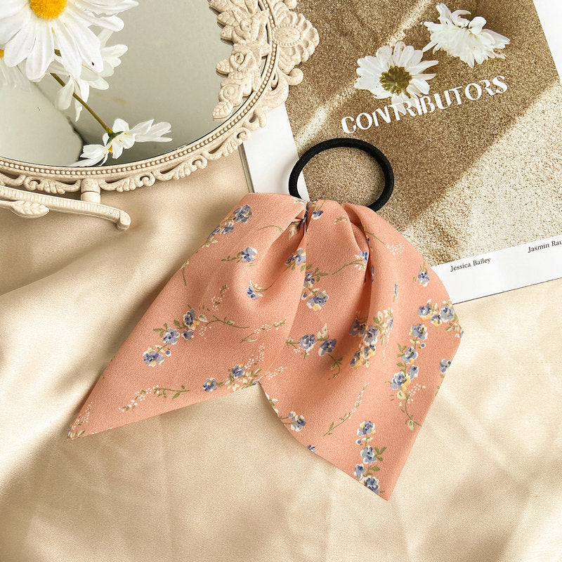 French romantic floral hair band