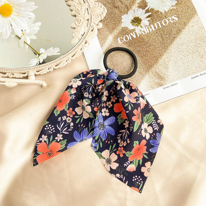 French romantic floral hair band