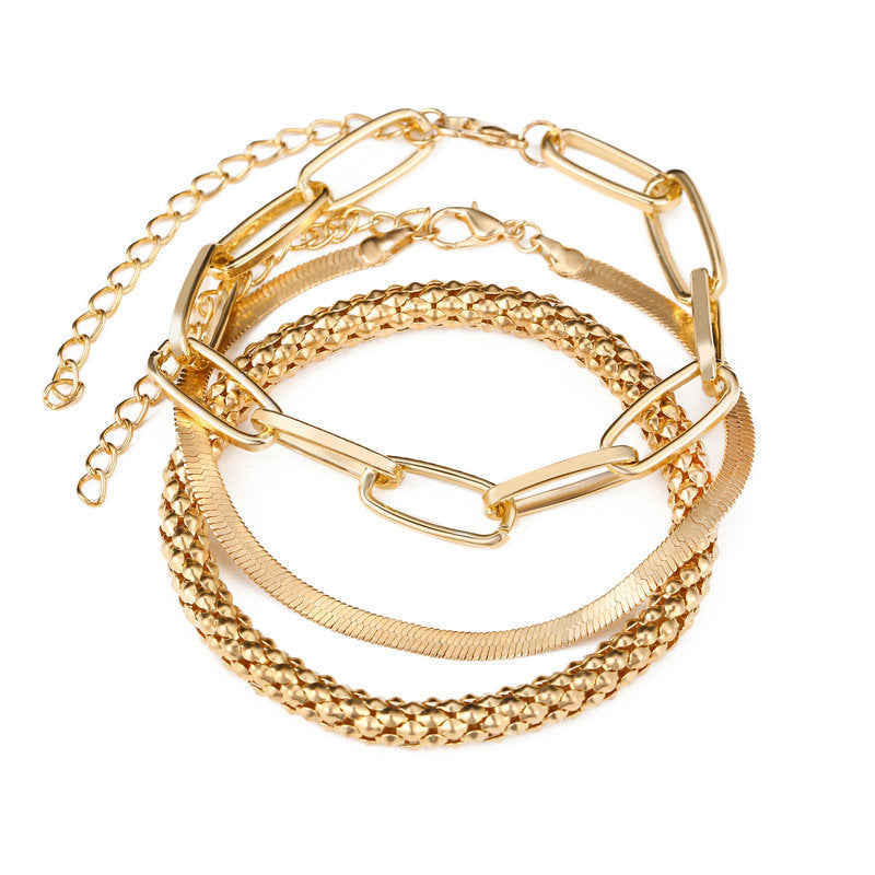 Multi-Layer Snake Chain Bracelet