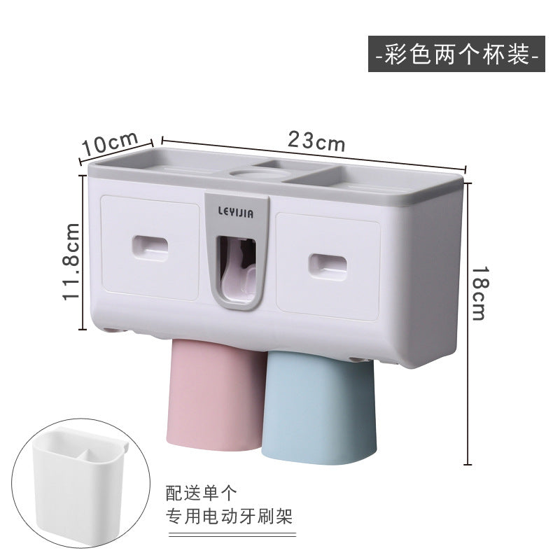 Family Toothbrush Holder Wall-Mounted