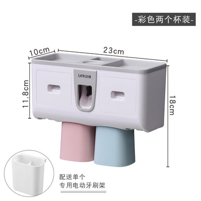 Family Toothbrush Holder Wall-Mounted