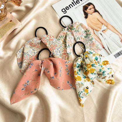 French romantic floral hair band
