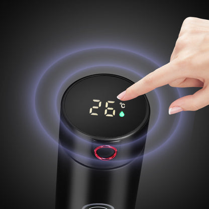 Taza aislada con pantalla LED inteligente de temperatura, acero inoxidable 304 