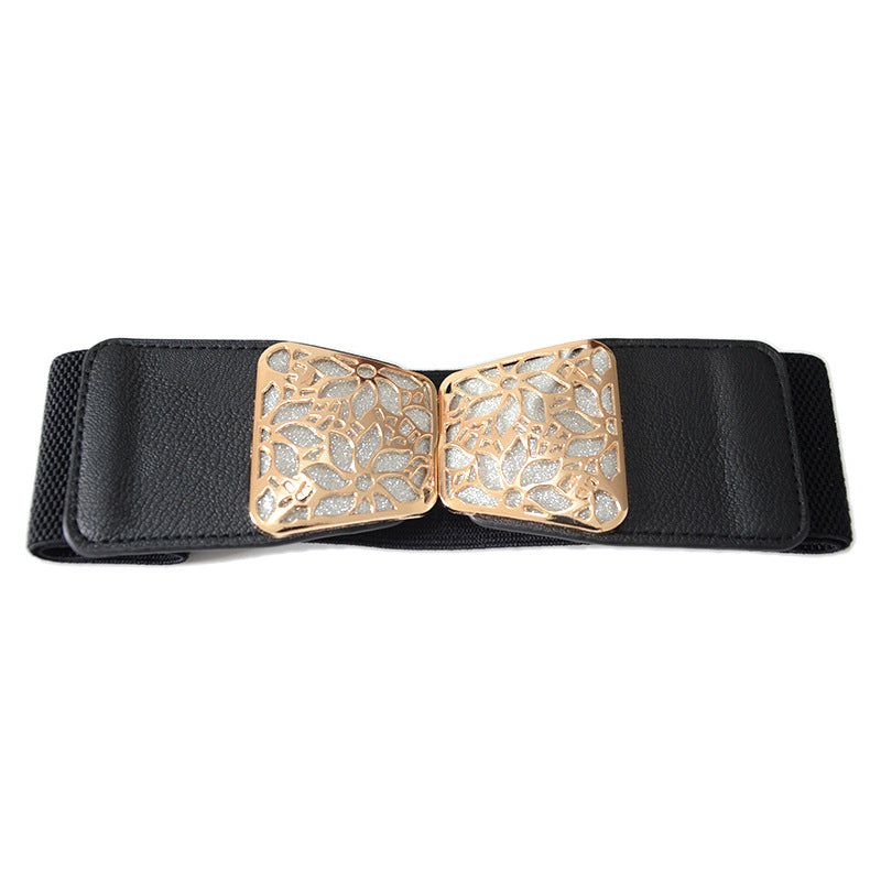 Hollow pattern buckle waist seal