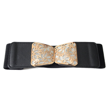 Hollow pattern buckle waist seal