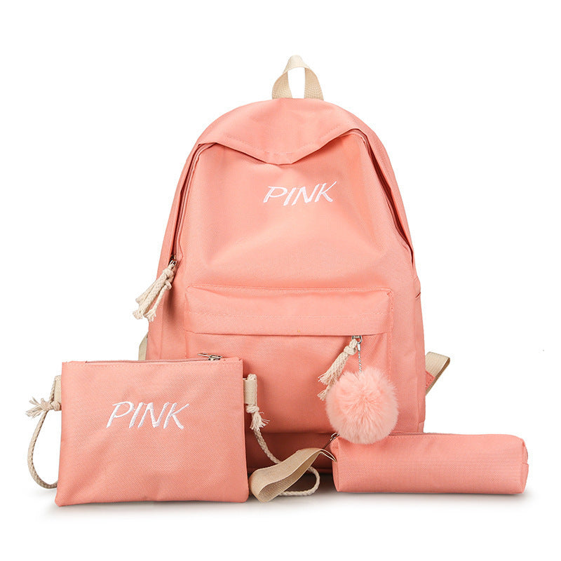 Three-piece backpack men's and women's travel bag