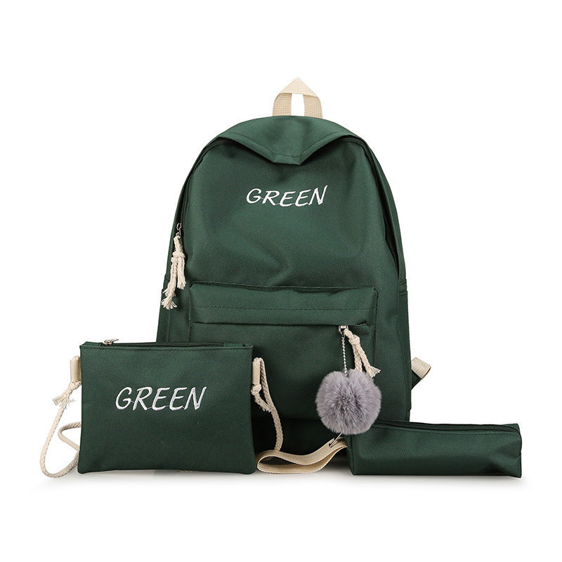 Three-piece backpack men's and women's travel bag