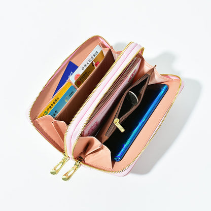 Wallet love printed mobile phone bag