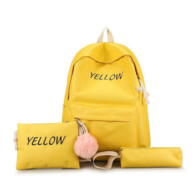 Three-piece backpack men's and women's travel bag