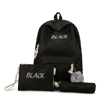 Three-piece backpack men's and women's travel bag