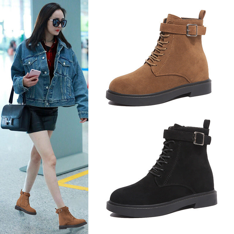Suede Korean version short boots wholesale
