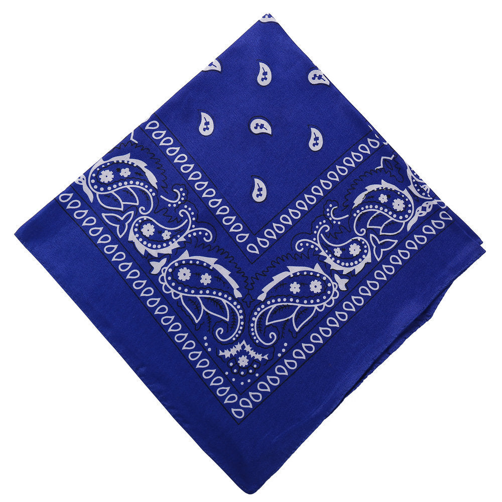 Pañuelo mágico para la cabeza con forma de bandana cuadrada con flores 
