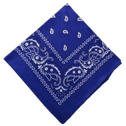 Pañuelo mágico para la cabeza con forma de bandana cuadrada con flores 