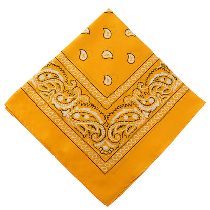 Pañuelo mágico para la cabeza con forma de bandana cuadrada con flores 