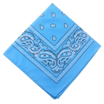 Pañuelo mágico para la cabeza con forma de bandana cuadrada con flores 