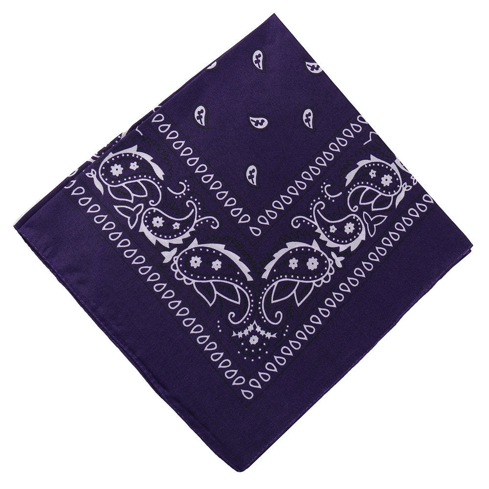 Pañuelo mágico para la cabeza con forma de bandana cuadrada con flores 