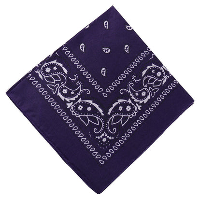 Pañuelo mágico para la cabeza con forma de bandana cuadrada con flores 