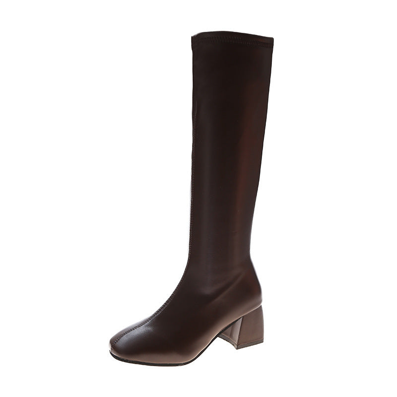 Straight boots but knee boots