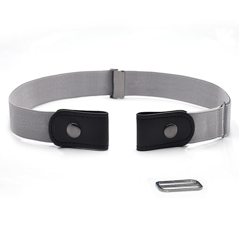 Elastic elastic buckle-free belt