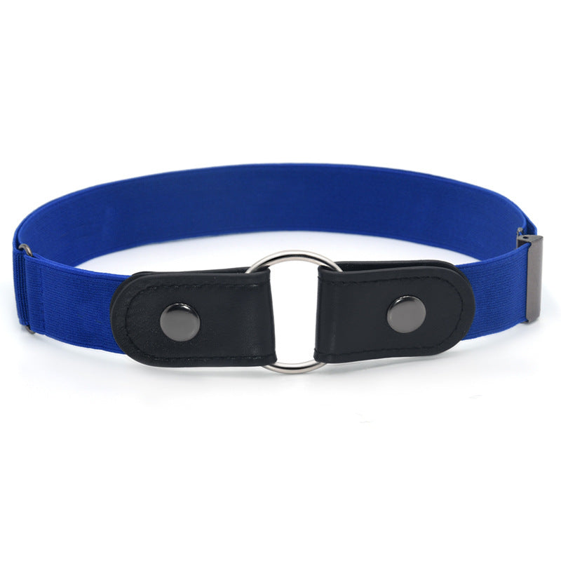 Elastic elastic buckle-free belt