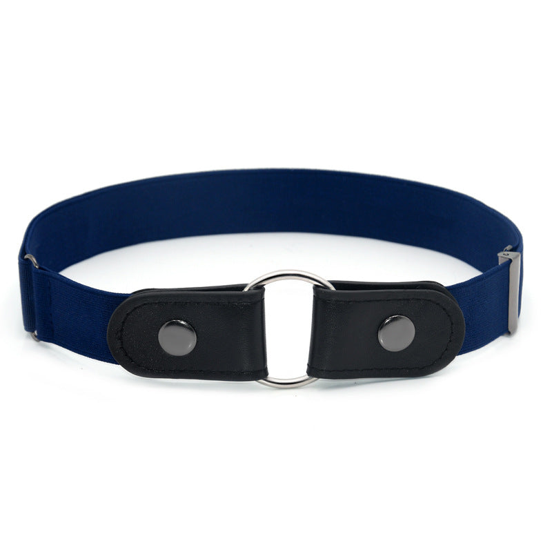 Elastic elastic buckle-free belt