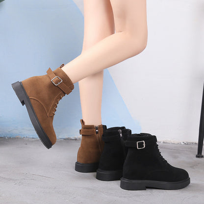 Suede Korean version short boots wholesale