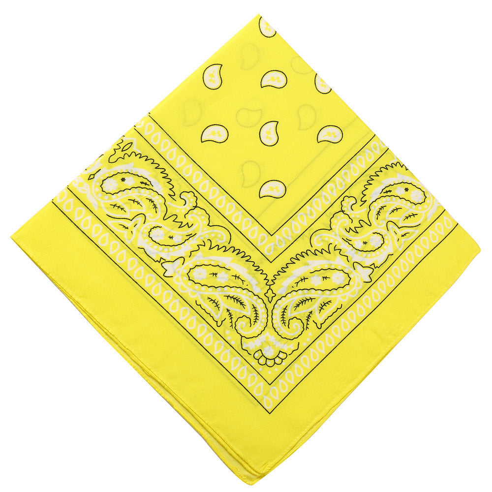 Pañuelo mágico para la cabeza con forma de bandana cuadrada con flores 