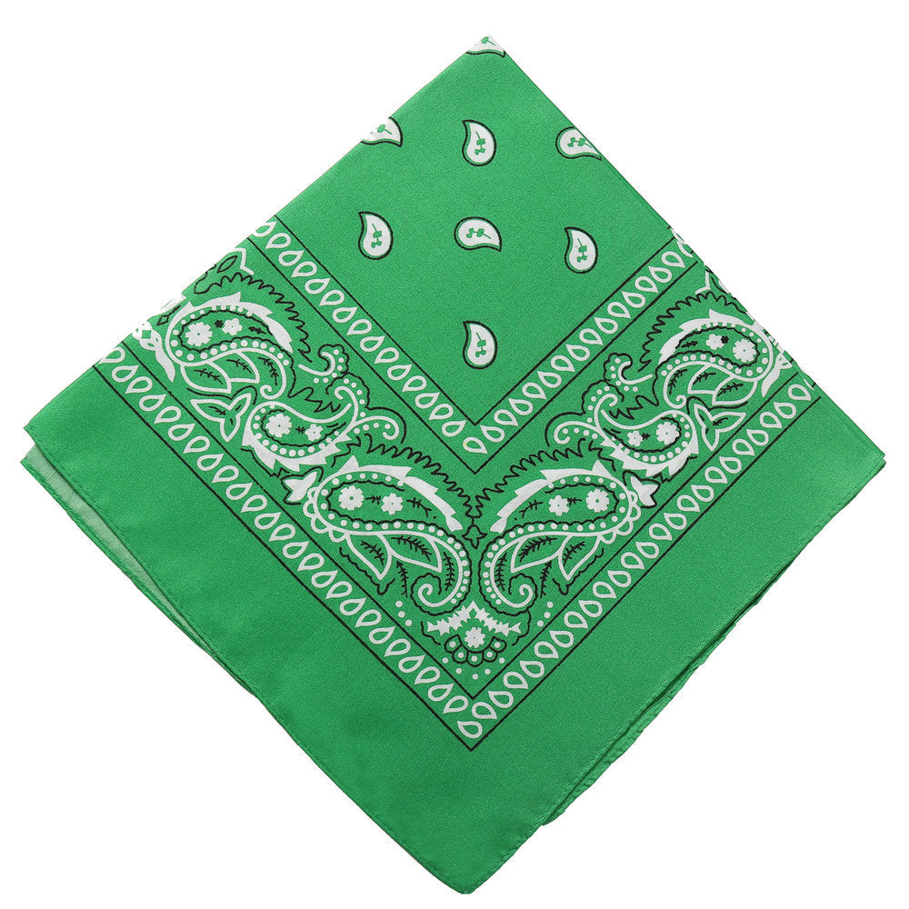 Pañuelo mágico para la cabeza con forma de bandana cuadrada con flores 