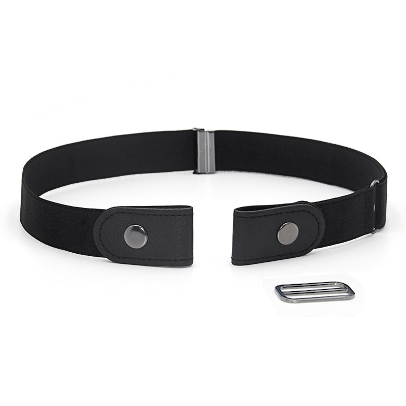 Elastic elastic buckle-free belt