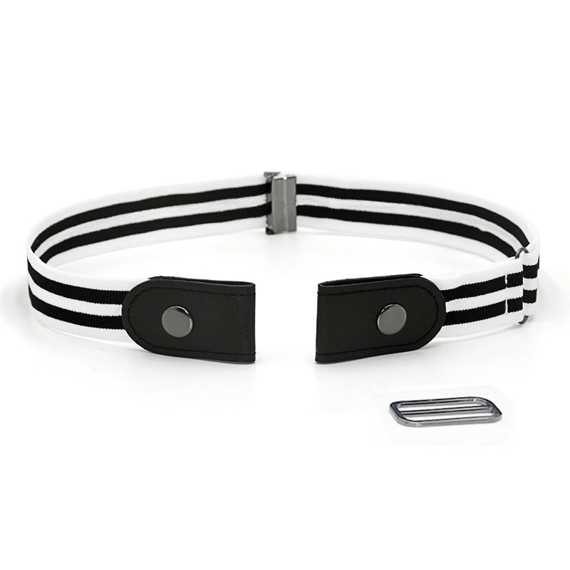 Elastic elastic buckle-free belt
