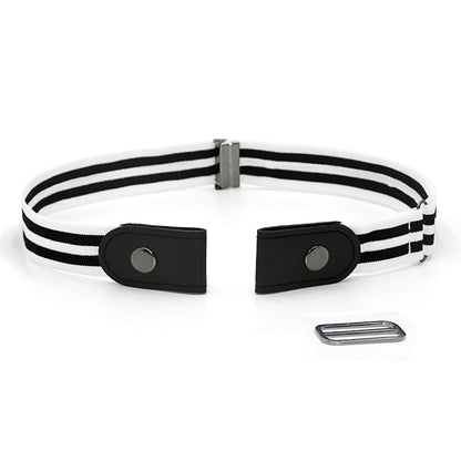 Elastic elastic buckle-free belt